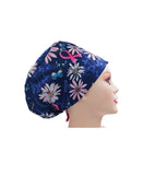 Daisies Breast Cancer Awareness Scrub Cap Doctor Hospital Surgical ODP Vet