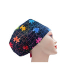 Autistic Awareness Jigsaw Puzzle  Euro Scrub Cap Doctor Hospital Surgical ODP Vet