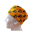 Indiana Pacers Yellow NBA Team Sports Men's Velcro Closure Adjustable Scrub Cap Doctor Theatre Nurse Hospital Paediatric Vet Surgical