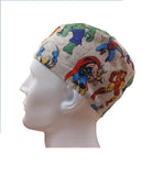 Marvel Comics Men's Velcro Closure Adjustable Scrub Cap Doctor Theatre Nurse Hospital Paediatric Vet Surgical