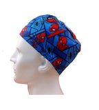 Marvel Comics SpidemanMen's Velcro Closure Adjustable Scrub Cap Doctor Theatre Nurse Hospital Paediatric Vet Surgical