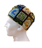 Harry Potty Stained Glass Men's Velcro Closure Adjustable Scrub Cap Doctor Theatre Nurse Hospital Paediatric Vet Surgical