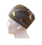 Harry Potter Hufflepuff Men's Velcro Closure Adjustable Scrub Cap Doctor Theatre Nurse Hospital Paediatric Vet Surgical