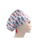 Girl Power! 50's Art Euro Scrub Cap Doctor Hospital Surgical ODP Vet