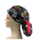 Kawaii Star Wars Baddies Villains Packed Ponytail Scrub Cap Doctor Theatre Nurse Hospital Paediatric Vet Surgical