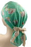 Disney Dumbo The Flying Elephant in Mint Green Ponytail Scrub Cap Doctor Theatre Nurse Hospital Paediatric Vet Surgical