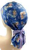 Frozen 2 Elsa Toss in Magical Forest Disney Ponytail Scrub Cap Doctor Theatre Nurse Hospital Paediatric Vet Surgical