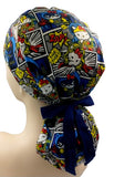 Kitty Dress Up Wonder Woman Ponytail Scrub Cap Doctor Theatre Nurse Hospital Paediatric Vet Surgical