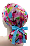 Cup Cakes Ponytail Scrub Cap Doctor Theatre Nurse Hospital Paediatric Vet Surgical