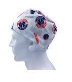 Washington Wizards NBA Team Sports blue Men's Velcro Closure Adjustable Scrub Cap Doctor Theatre Nurse Hospital Paediatric Vet Surgical