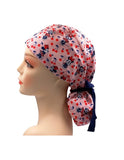 Minnie Cherry Ponytail Scrub Cap Doctor Theatre Nurse Hospital Paediatric Vet Surgical