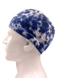 Special Offer Blue And White Tie Dyes Jersey Knit Comfy Men's Velcro Adjustable Scrub Cap Doctor Theatre Nurse Hospital Paediatric Vet Surgical I