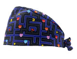 Pac-Man Unisex Tie Back Scrub Cap Doctor Theatre Nurse Hospital Pediatric Vet Surgical