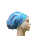 Special Offer Holographic Iridescent Glitter Light Blue Euro Scrub Cap Doctor Hospital Surgical ODP Vet