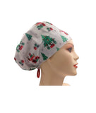 Christmas Gifts Under Trees Euro Scrub Cap Doctor Hospital Surgical ODP Vet