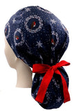 Special Offer Christmas Robins Ponytail Scrub Cap Doctor Theatre Nurse Hospital Paediatric Vet Surgical