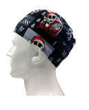 Nightmare Before Christmas Men's Velcro Closure Adjustable Scrub Cap Doctor Theatre Nurse Hospital Paediatric Vet Surgical