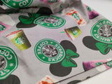 Starbucks Coffee Grey Euro Scrub Cap Doctor Hospital Surgical ODP Vet