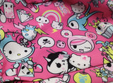 Kitty Kawaii Polyester Euro Scrub Cap Doctor Hospital Surgical ODP Vet