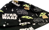 Star Wars The Mandalorian Yoda Men's Velcro Closure Adjustable Scrub Cap Doctor Theatre Nurse Hospital Paediatric Vet Surgical
