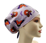 Halloween Donut Toss Euro Scrub Cap Doctor Hospital Surgical ODP Vet