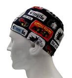 Speed Demon Devil Cruelta Men's Velcro Closure Adjustable Scrub Cap Doctor Theatre Nurse Hospital Paediatric Vet Surgical