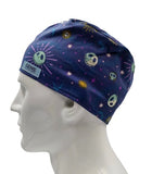 Nightmare Before Christmas Celestial Jack Pack Men's Velcro Closure Adjustable Scrub Cap Doctor Theatre Nurse Hospital Paediatric Vet Surgical