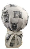 Framed Jack And Zero Nightmare Before Christmas Ponytail Scrub Cap Doctor Theatre Nurse Hospital Paediatric Vet Surgical