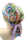 TK World 1 Ponytail Scrub Cap Doctor Theatre Nurse Hospital Paediatric Vet Surgical