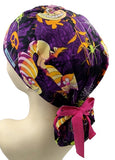 Halloween Cheshire Aristo Cats Ponytail Scrub Cap Doctor Theatre Nurse Hospital Paediatric Vet Surgical