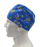 Buzz Lightyear Toy Story Men's Velcro Closure Adjustable Scrub Cap Doctor Theatre Nurse Hospital Paediatric Vet Surgical