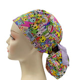 TK World 2 Ponytail Scrub Cap Doctor Theatre Nurse Hospital Paediatric Vet Surgical