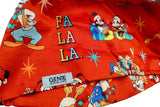 Christmas Mickey & Friend Red Euro Scrub Cap Doctor Hospital Surgical ODP Vet