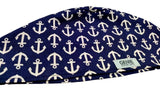 Anchors Men's Velcro Closure Adjustable Scrub Cap Doctor Theatre Nurse Hospital Paediatric Vet Surgical