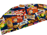 Japanese Candies Snacks Euro Scrub Cap Doctor Hospital Surgical ODP Vet