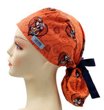 Nightmare Jack and Sally in Hearts Ponytail Scrub Cap Doctor Theatre Nurse Hospital Paediatric Vet Surgical