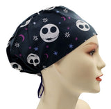 Nightmare before Christmas Jack Starlight Heads Euro Scrub Cap Doctor Hospital Surgical ODP Vet