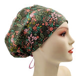 Meadow Jersey Knit Comfy Euro Toggle Scrub Cap Doctor Theatre Nurse Hospital Paediatric Vet Surgical