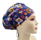 Coco Classic Floral Euro Scrub Cap Doctor Hospital Surgical ODP Vet