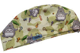 Confused Totoro Euro Scrub Cap Doctor Hospital Surgical ODP Vet