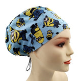 Minions Blue Euro Scrub Cap Doctor Hospital Surgical ODP Vet