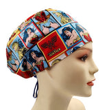 Wonder Woman All Characters Euro Scrub Cap Doctor Hospital Surgical ODP Vet