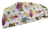 Disney Princess Rapunzel Euro Scrub Cap Doctor Hospital Surgical ODP Vet