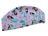 Disney Princess Jasmine Euro Scrub Cap Doctor Hospital Surgical ODP Vet