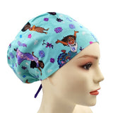 Disney Princess Moana Blue Euro Scrub Cap Doctor Hospital Surgical ODP Vet