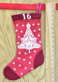 Handmade Christmas Advent Calendar Mini Stockings Scandi Reusable Count Down