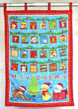 Handmade Quilted Christmas Advent Calendar Cats Kittens Reusable Count Down