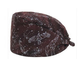 Special Offer Constellations Brown Unisex Tie Back Scrub Cap Doctor Theatre Nurse Hospital Pediatric Vet Surgical