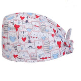 Special Offer I Heart Cats Unisex Tie Back Scrub Cap Doctor Theatre Nurse Hospital Pediatric Vet Surgical