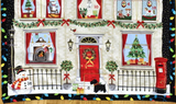 Handmade Quilted Christmas Advent Calendar House With Scotty Reusable Count Down